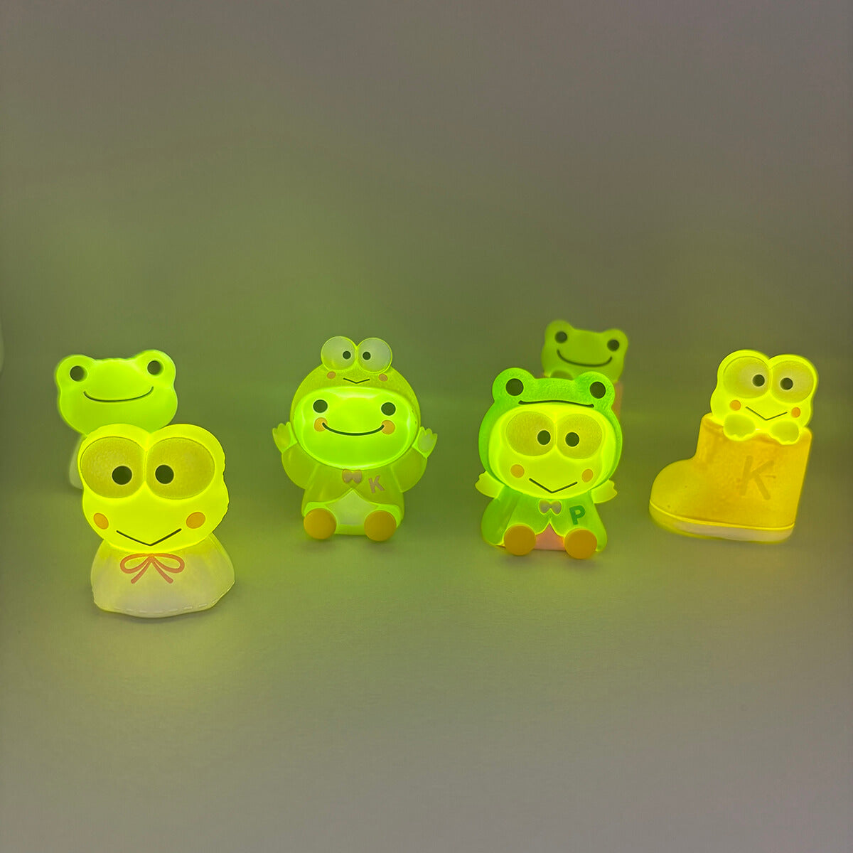 Keroppi And Pickles Mascot Light Gachapon Capsule Collectible by