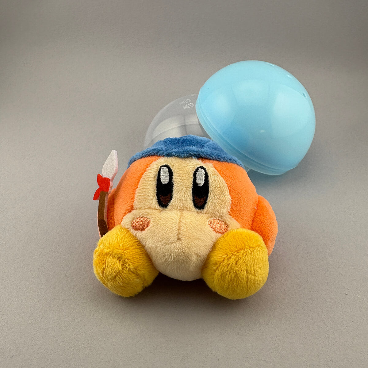 Kirby Sitting Plush Keychain Gachapon Capsule Collectible