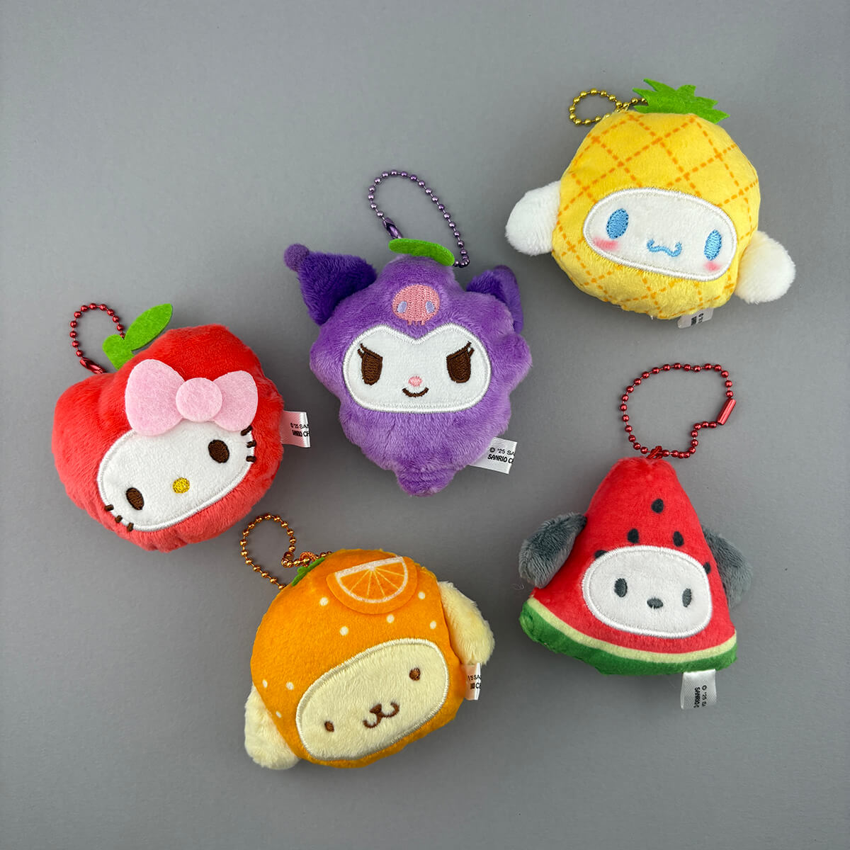 Sanrio Characters Kaoritsuki Scented Fruit Mascot Gachapon Capsule