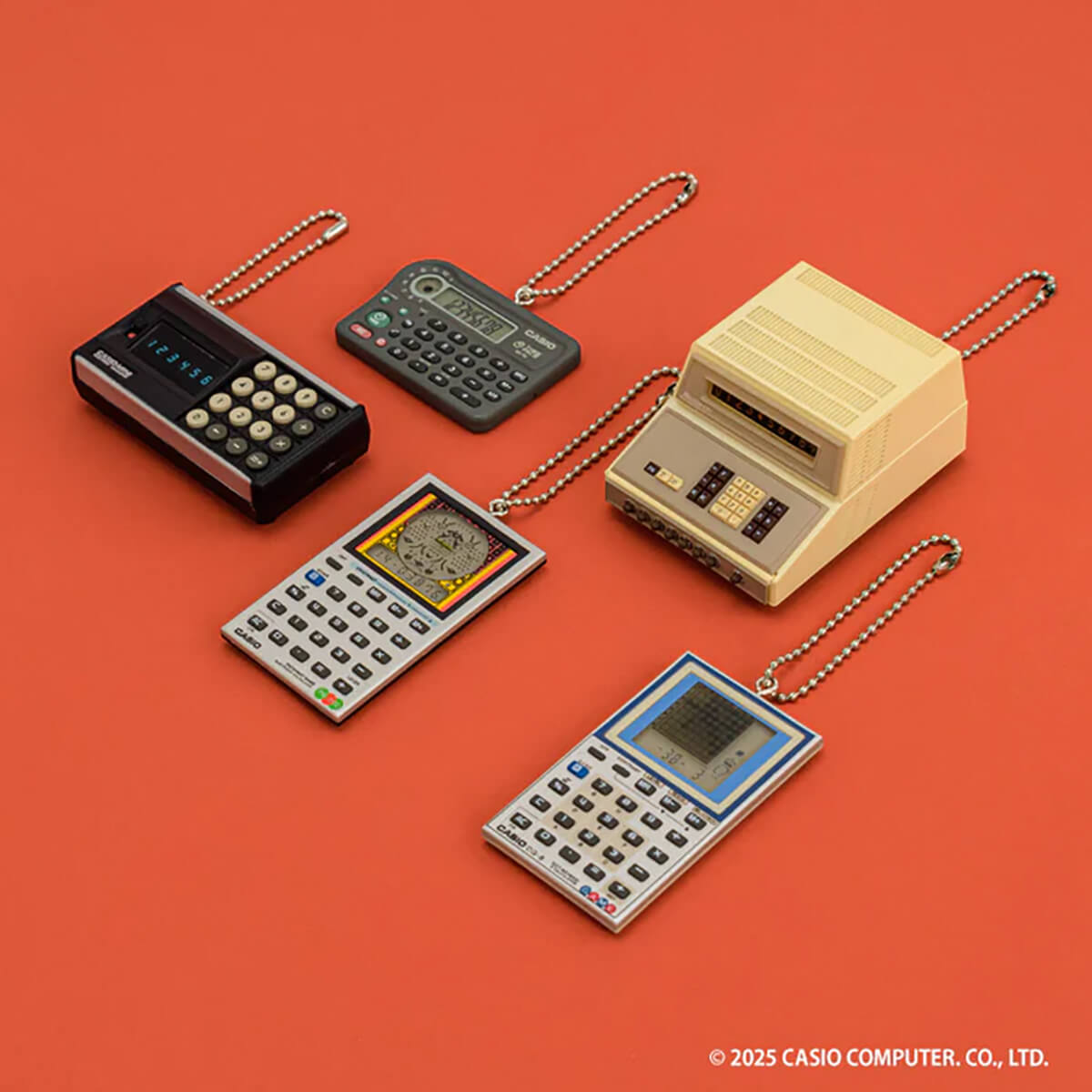 Casio Historical Calculator Miniature Gachapon Capsule Collectible by KenElephant