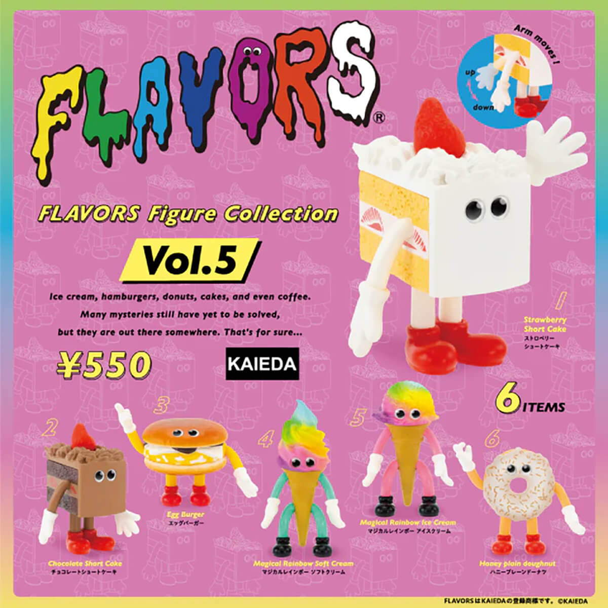 Flavors Figure Collection Vol.5 Gachapon Capsule Collectible by