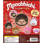 Monchhichi Face Plush Keychain Gachapon Capsule Collectible by Peanuts Club