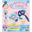 Tuxedosam x Pingu Plush Gachapon Capsule Collectible by Qualia