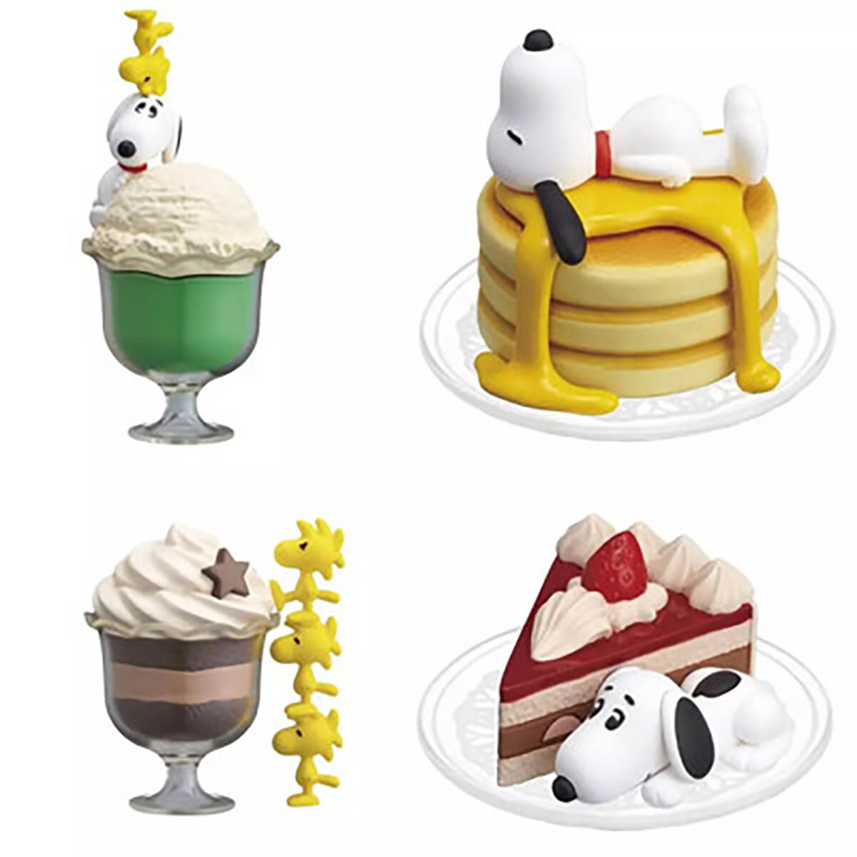 Peanuts Yummy Sweets Mascot Gachapon Capsule Collectible by Takara