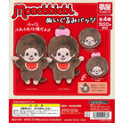 Monchhichi Plush Badge Gachapon Capsule Collectible by Yumeya