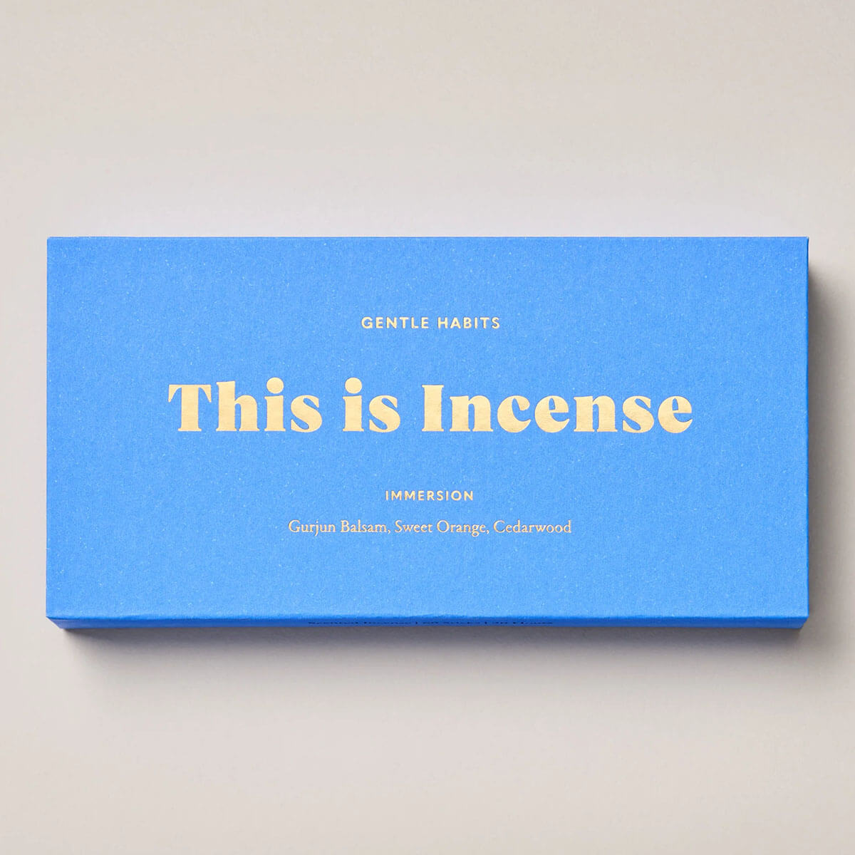 This Is Incense Immersion by Gentle Habits