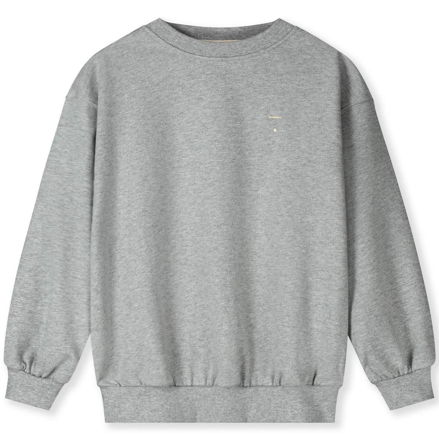 Dropped Shoulder Sweatshirt in Grey Melange by Gray Label