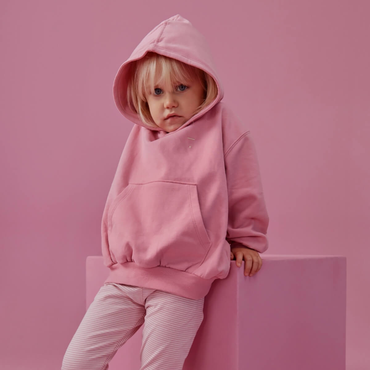 Hoodie in Bubblegum by Gray Label