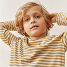 Long Sleeve Tee in Cookie / Cream by Gray Label