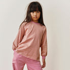 Oversized Long Sleeve Tee in Bubblegum / Cookie by Gray Label