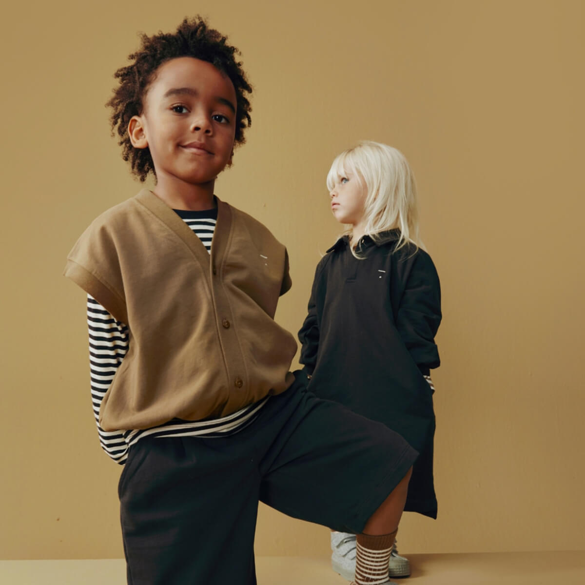 Oversized Spencer Cardigan in Woody by Gray Label