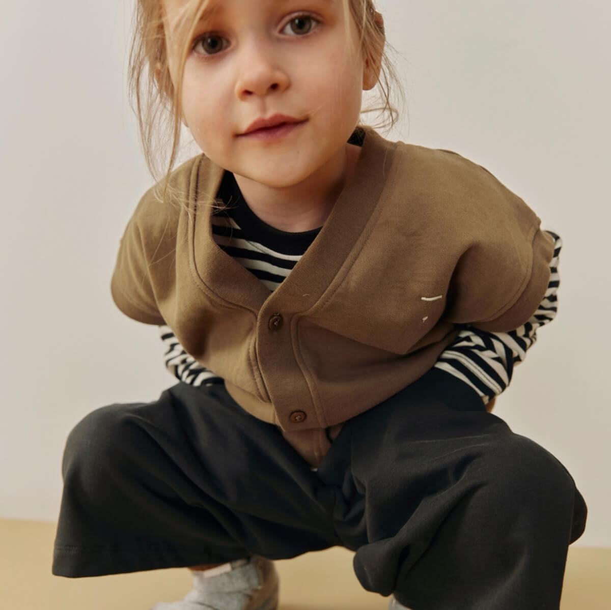 Oversized Spencer Cardigan in Woody by Gray Label