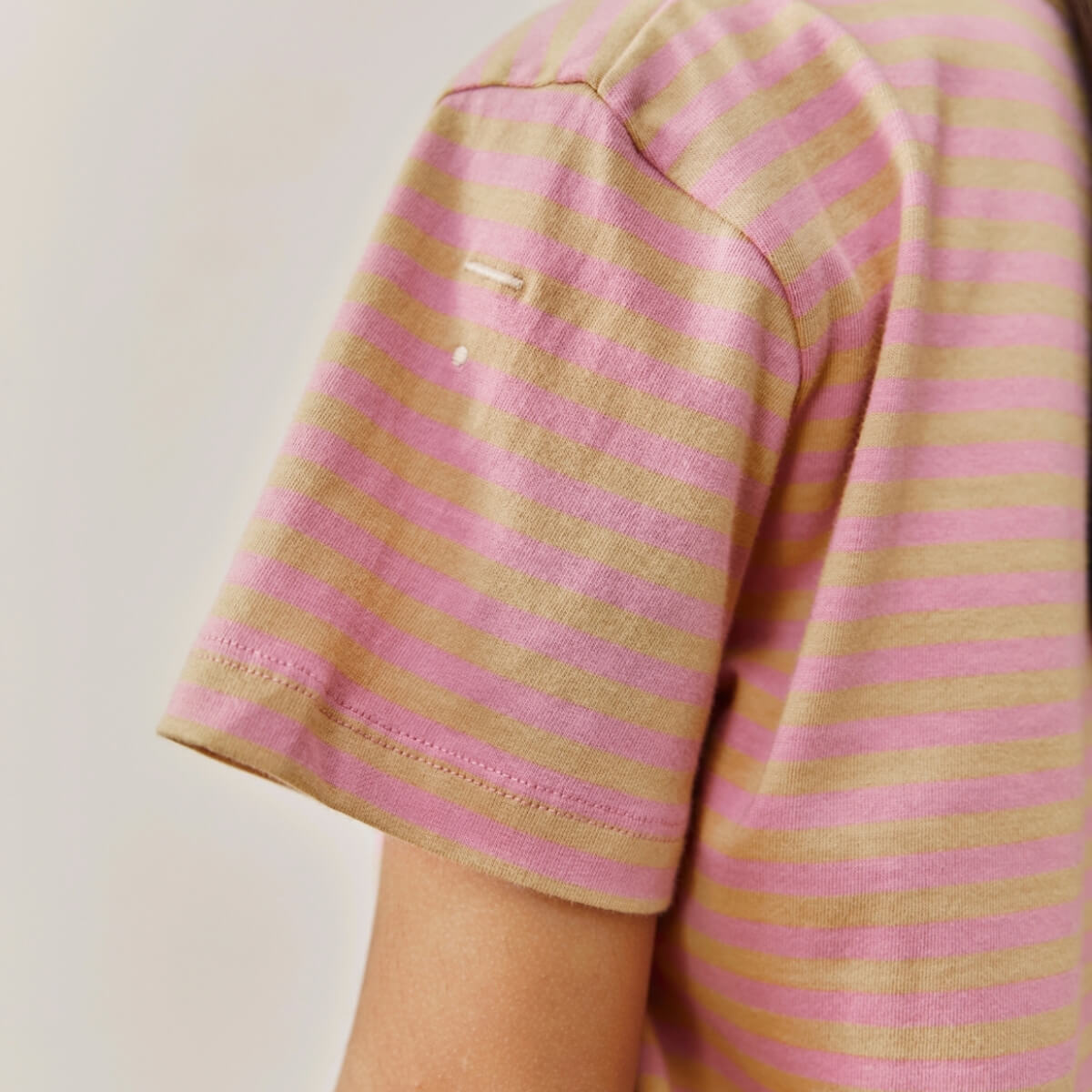 Oversized Tee in Bubblegum / Cookie by Gray Label