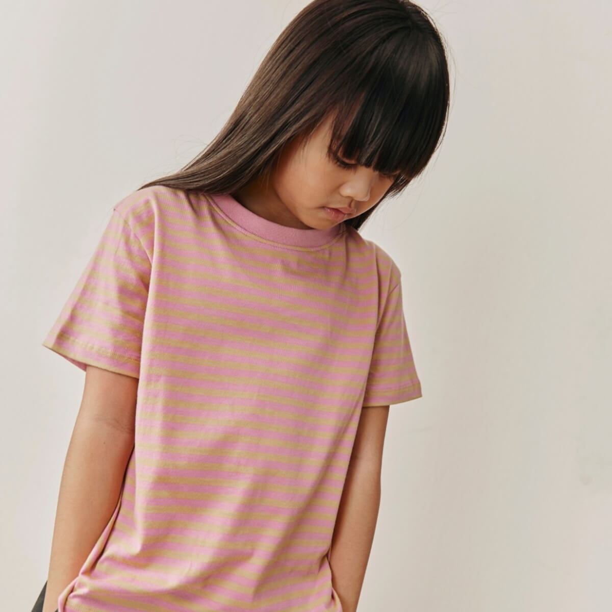 Oversized Tee in Bubblegum / Cookie by Gray Label
