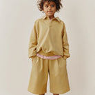 Polo Sweatshirt in Cookie by Gray Label