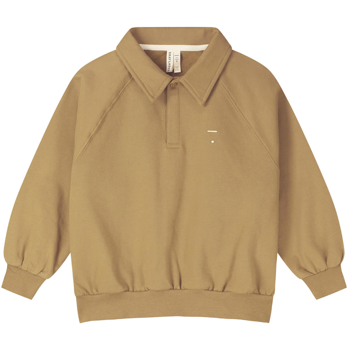 Polo Sweatshirt in Cookie by Gray Label