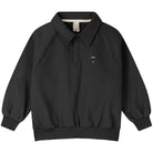 Polo Sweatshirt in Pirate Black by Gray Label