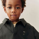 Polo Sweatshirt in Pirate Black by Gray Label