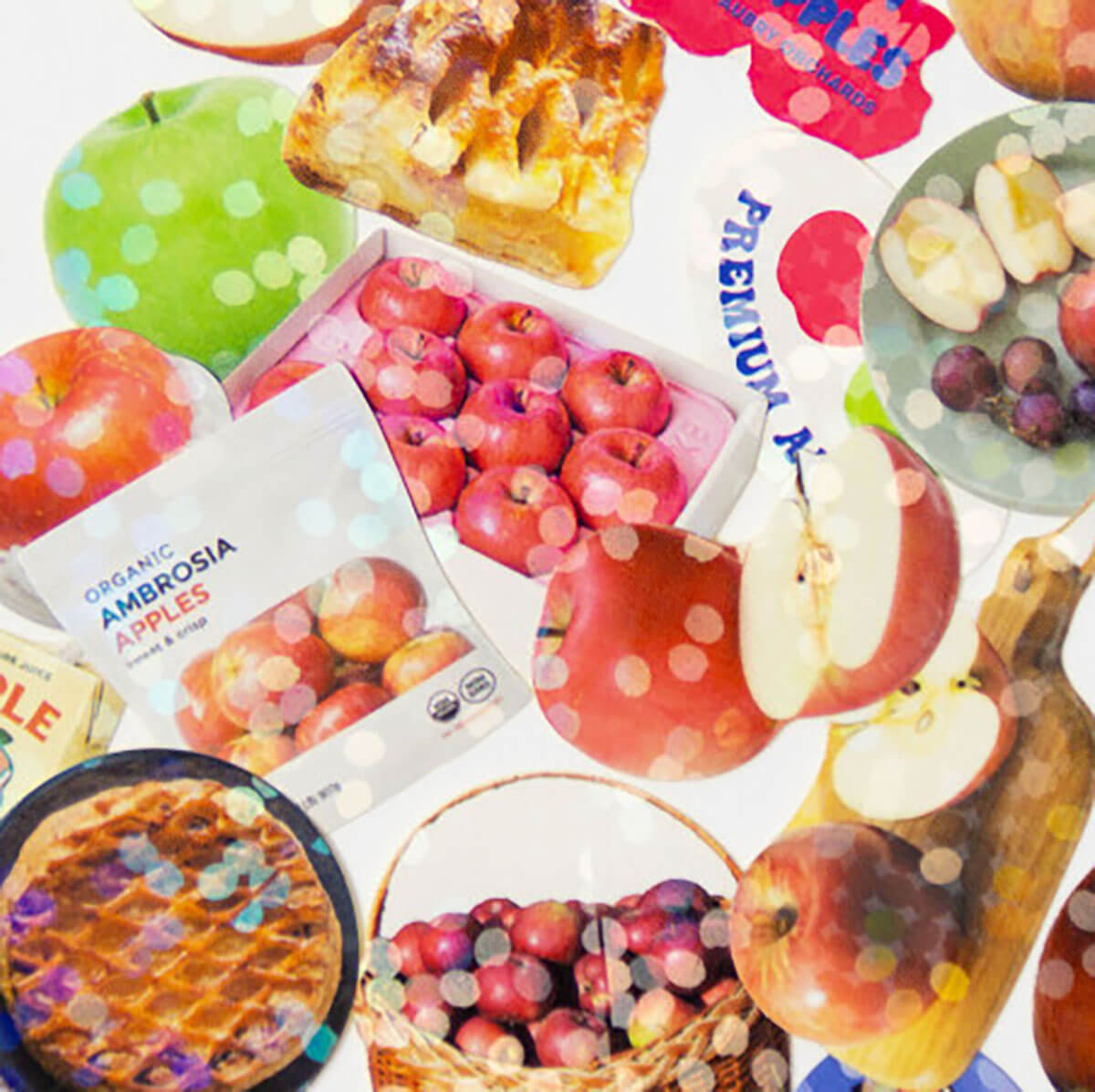 Apple Stickers by Greeting Life Haco