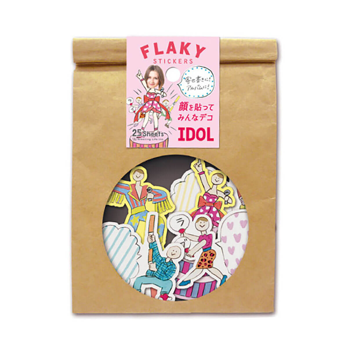 Idol Flaky Stickers by Greeting Life – Junior Edition