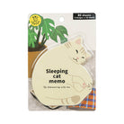 Sleeping Cat Memo Pad by Greeting Life