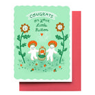 Shroom Button Baby Greetings Card by Hammerpress