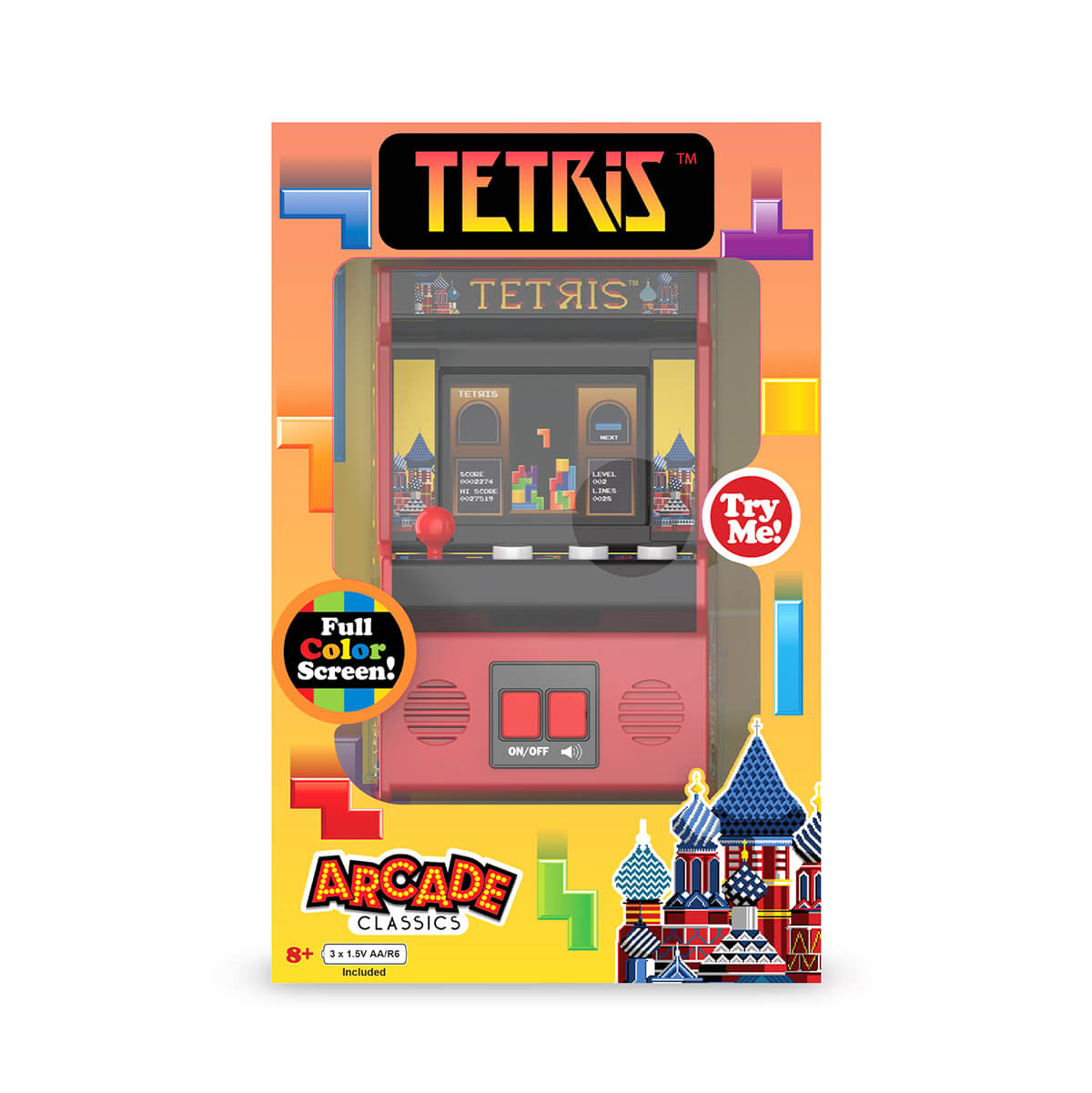 Tetris Mini Arcade Game by Hasbro – Junior Edition
