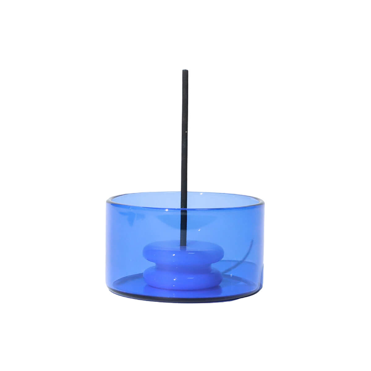 Glass Incense Holder in Blue by Helio Ferretti – Junior Edition