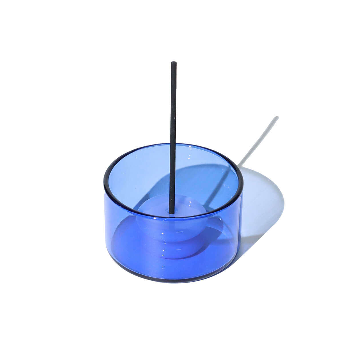 Glass Incense Holder in Blue by Helio Ferretti – Junior Edition