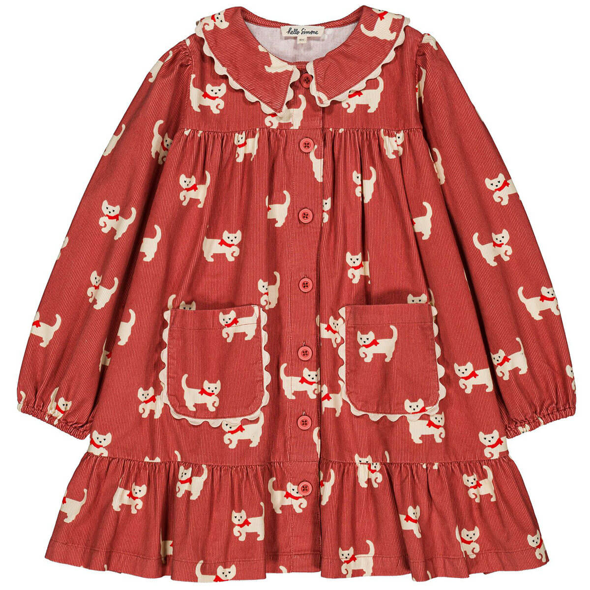 Charlie Dress in Kitty Rose by Hello Simone