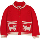 Grizzly Cardigan in Kitty Cherry by Hello Simone