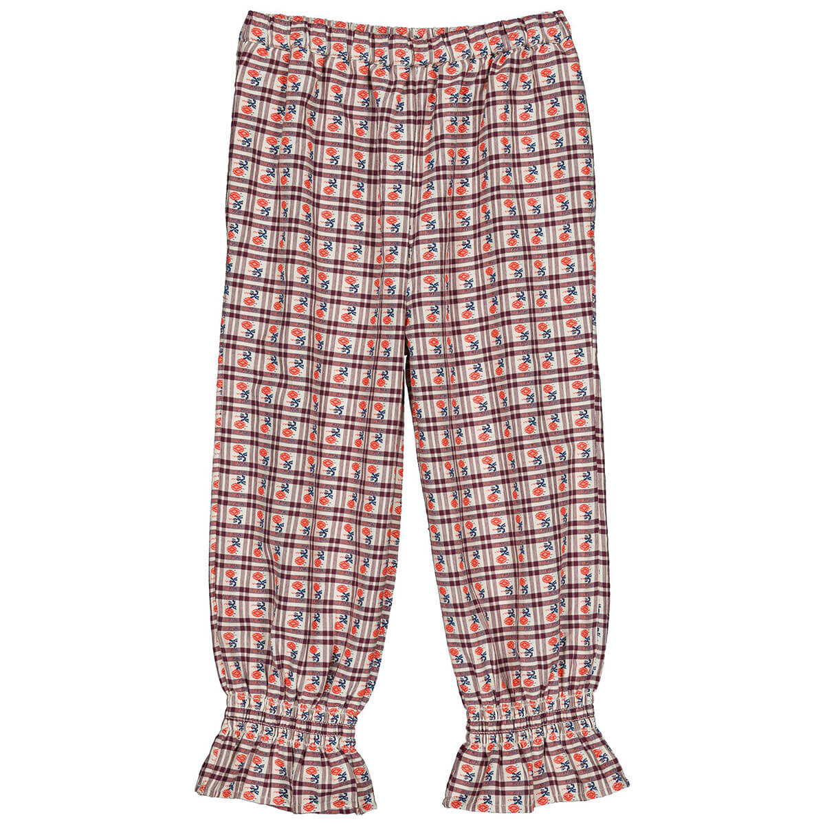 Mirliton Pants in Camelia Check by Hello Simone