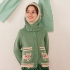 Pinguin Hood in Kitty Aqua by Hello Simone