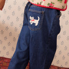 Romy Denim Pants in Kitty by Hello Simone