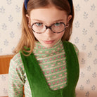 Twiggy Turtleneck in Kitty Aqua by Hello Simone