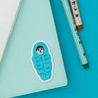 Sleeping Bag Patch Sticker by Hightide New Retro