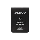 A7 Soft Grid Ruled Notebook in Black by Hightide Penco