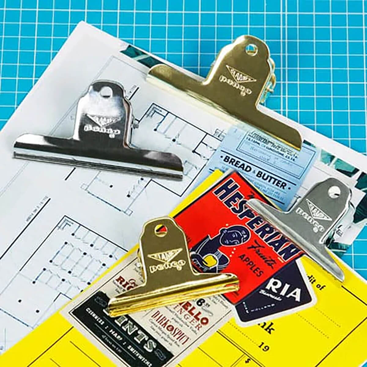 Small Gold Clampy Clip by Hightide Penco