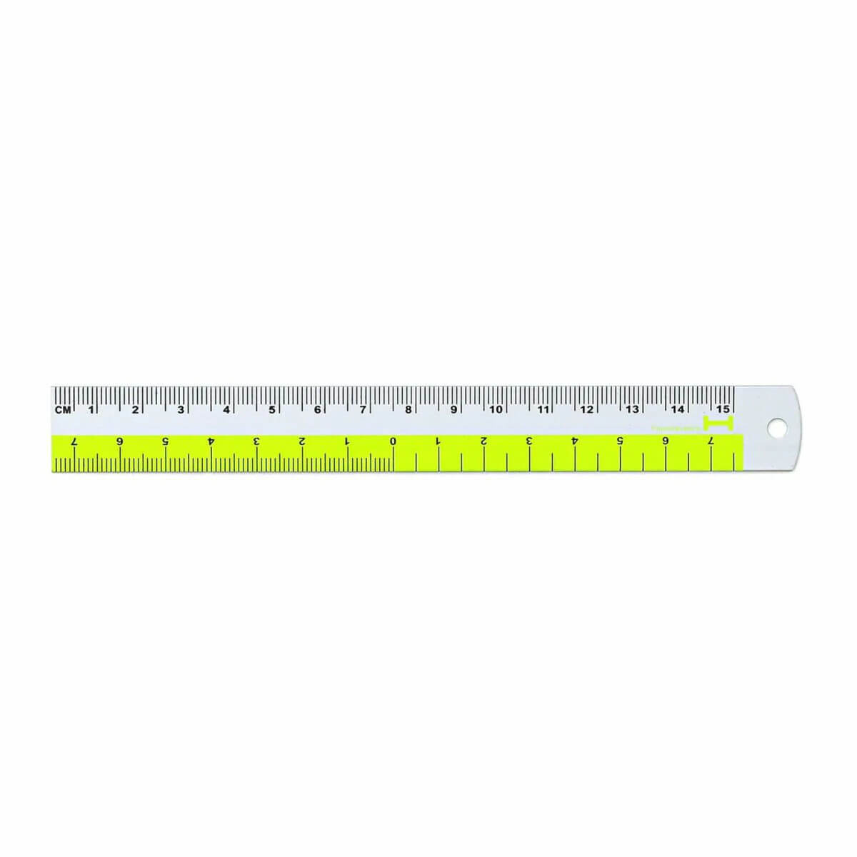Aluminum Ruler (15cm) in Yellow by Hightide Penco