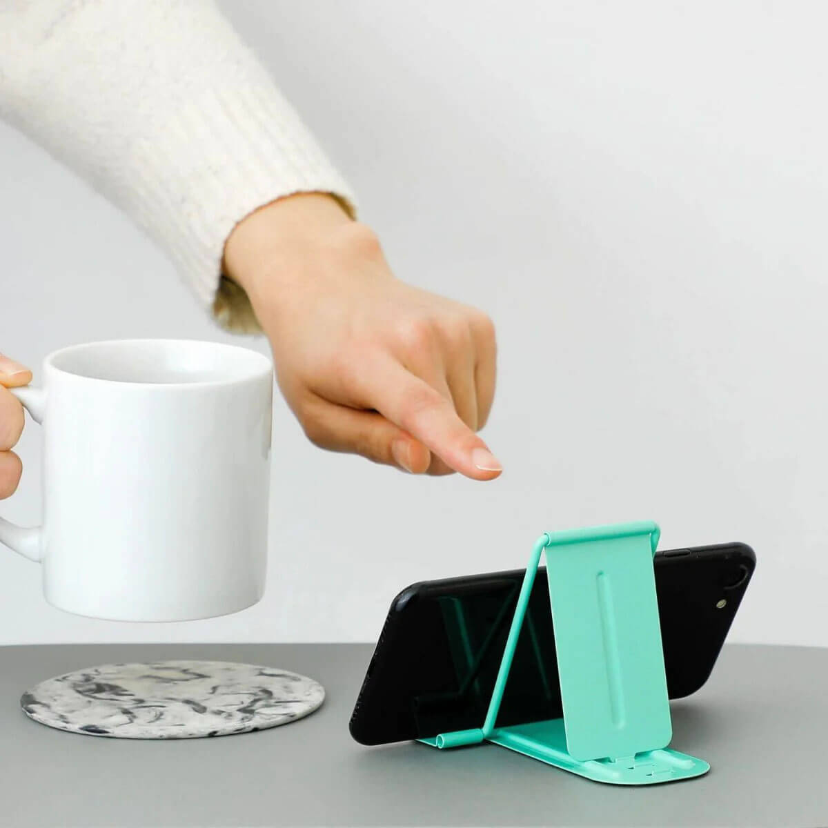 Gadget Stand in Mint by Hightide Penco