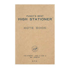 B6 Puggy's Paperback Plain Notebook in Blue by Hightide Penco