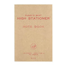 B6 Puggy's Paperback Plain Notebook in Red by Hightide Penco