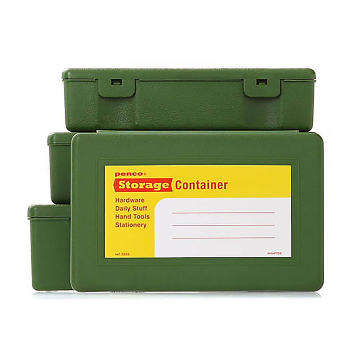 Stackable Storage Containers (Set of 4) in Green by Hightide Penco