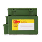 Stackable Storage Containers (Set of 4) in Green by Hightide Penco