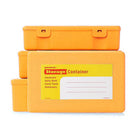 Stackable Storage Containers (Set of 4) in Yellow by Hightide Penco