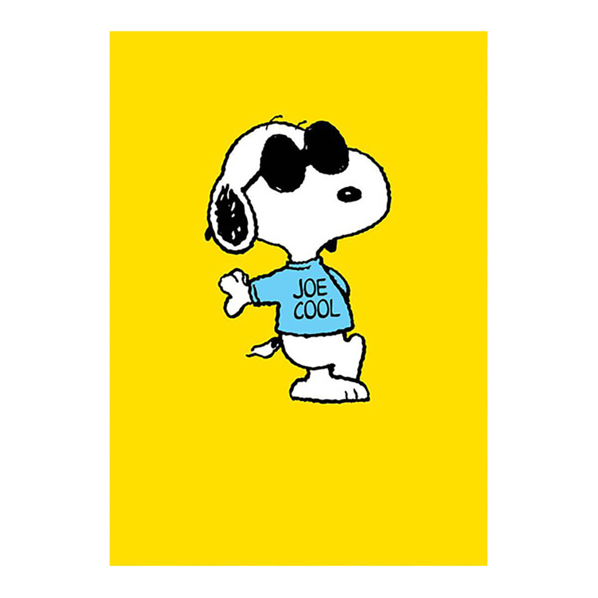Snoopy Joe Cool Greetings Card by Charles M. Schulz for Hype Card