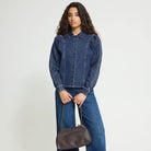 Alva Denim Shirt in Washed Medium Blue by ICHI