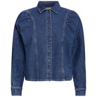 Alva Denim Shirt in Washed Medium Blue by ICHI