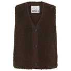 Gelana Waistcoat in Coffee Bean by ICHI
