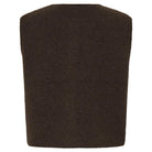 Panora Knit Vest in Coffee Bean Melange by ICHI